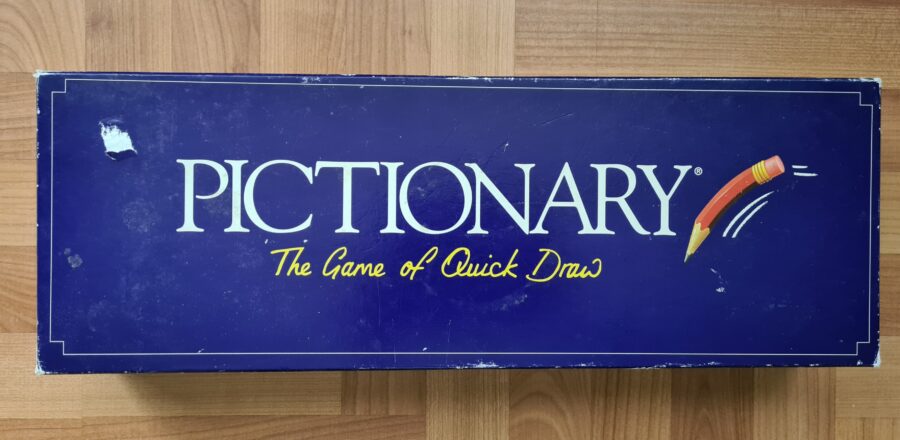 100 Cartes Du Jeu Pictionary Vintage Parker 1988 – Parfait Pour Les Soirées Jeux !