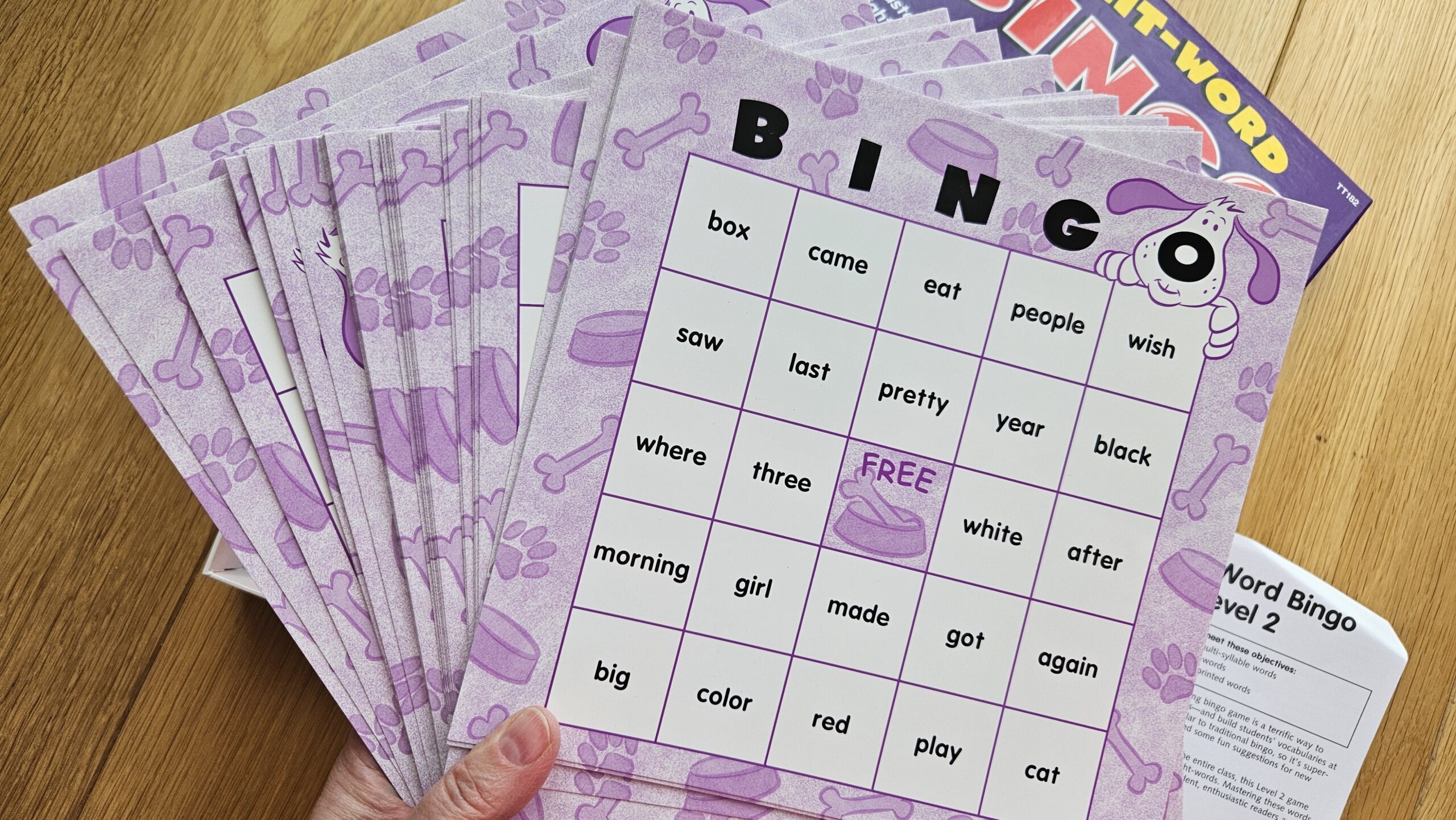 Sight Word Bingo Level 2 - obrazek 2