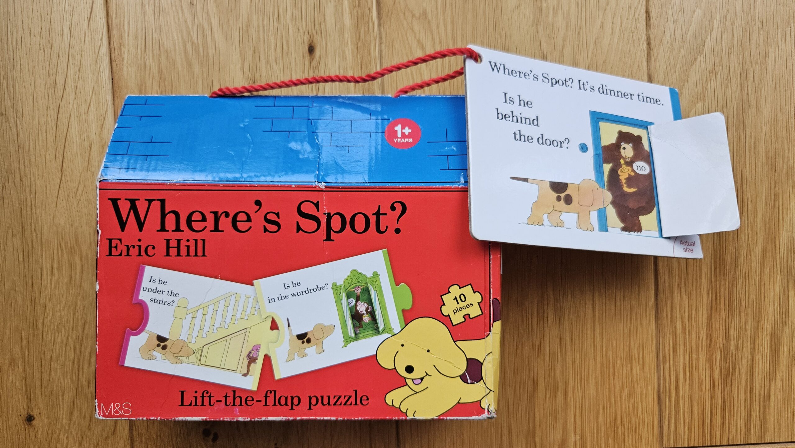 Where's Spot? Lift-the-flop puzzle