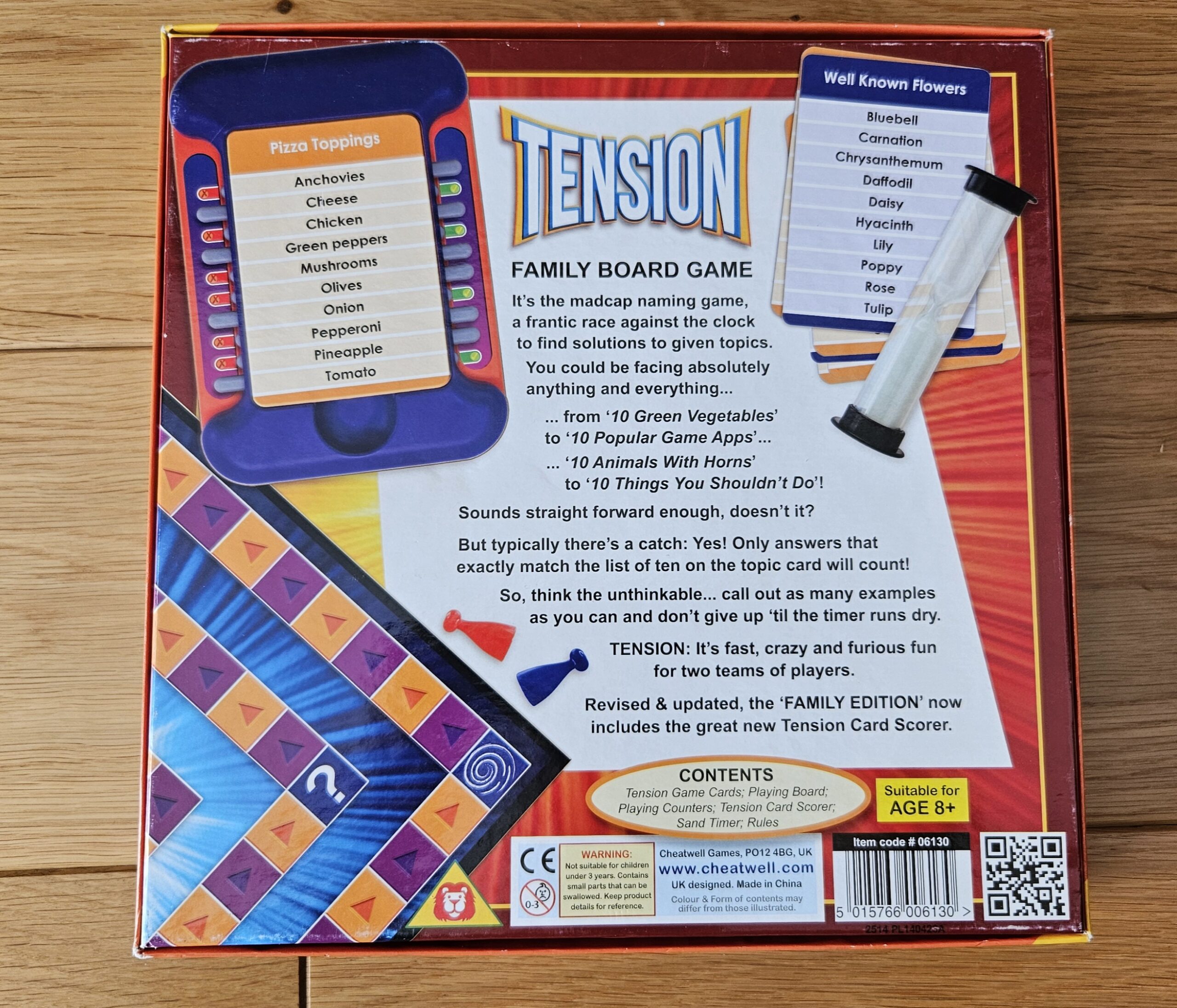 Tension naming card game Cheatwell Family edition - obrazek 3