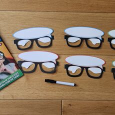 Who am I? 6 pairs of wipe clean glasses