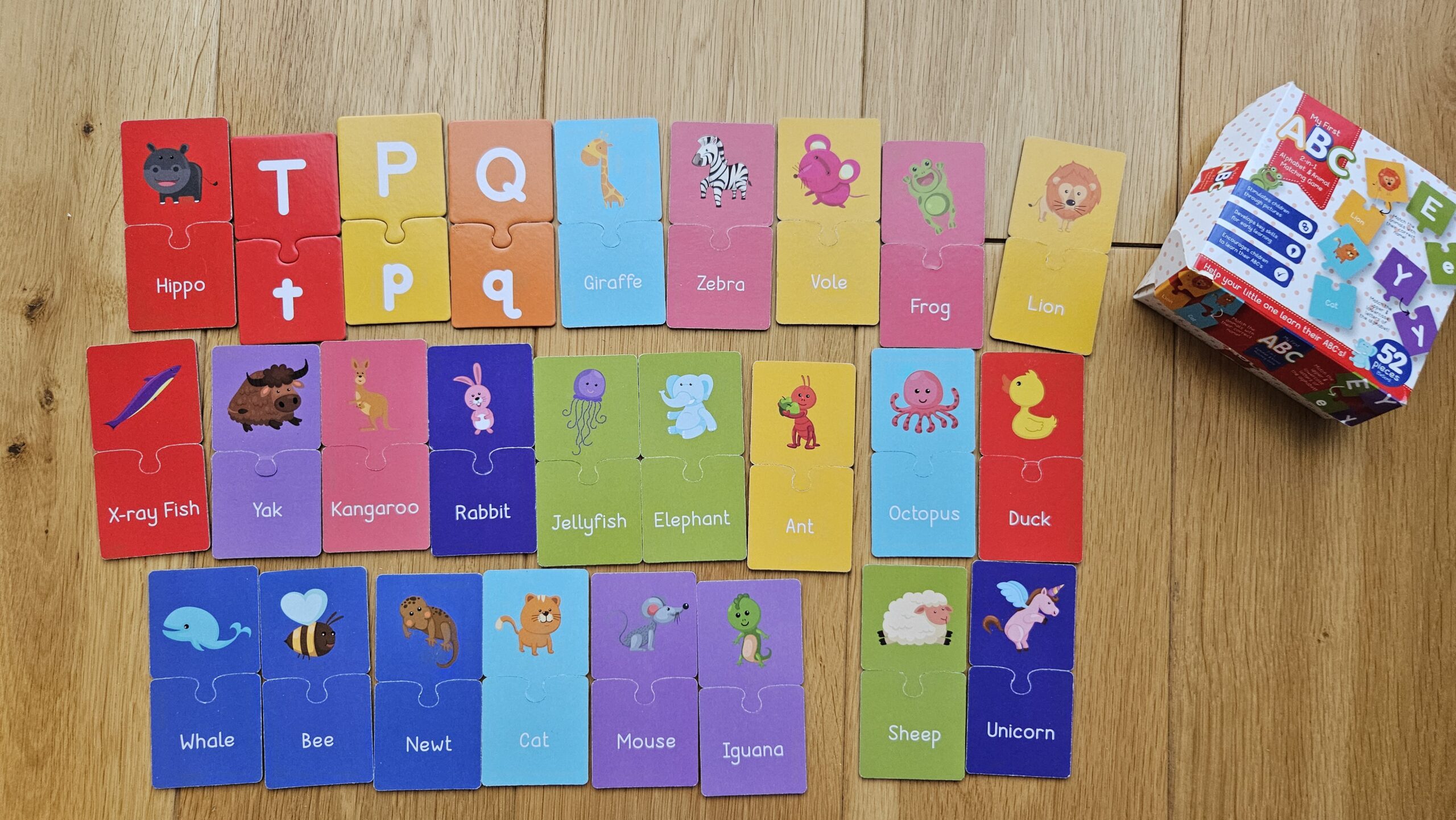 My first 2-in-1 Alphabet and Animal Matching Game - obrazek 2