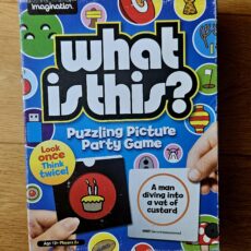 What is this? Puzzling Picture Card game