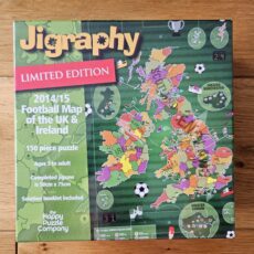 Jigraphy Football map of the UK and Ireland puzzle nowe