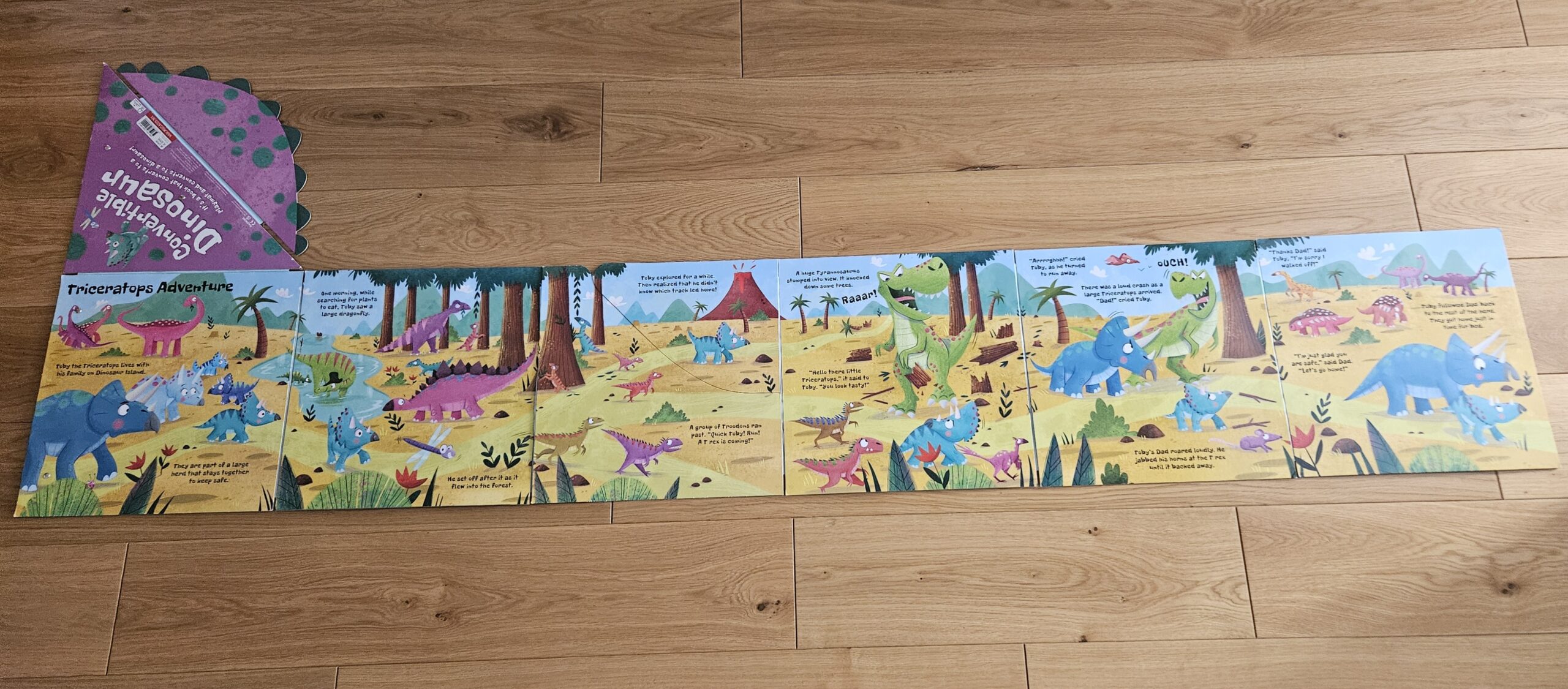Convertible Dinosaur książka podłogowa - obrazek 2