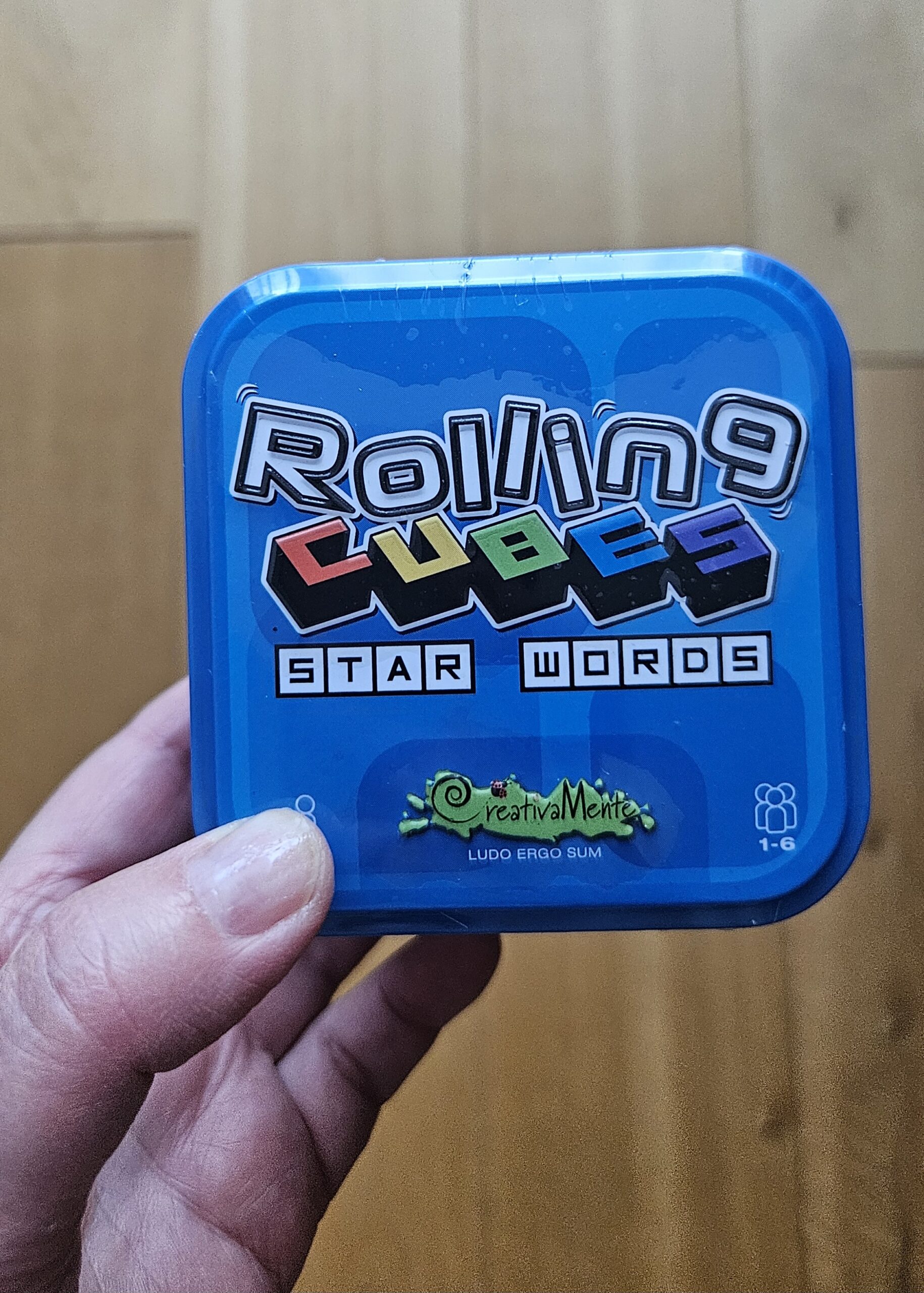Rolling cubes make your own phrase